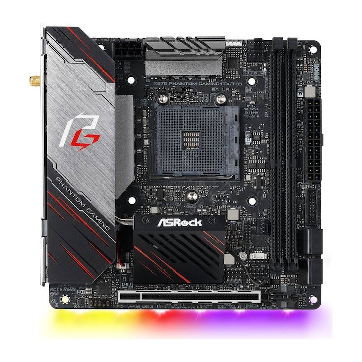 Placa de baza Asrock X570 Phantom Gaming-ITX/TB3 AMD AM4 mITX
