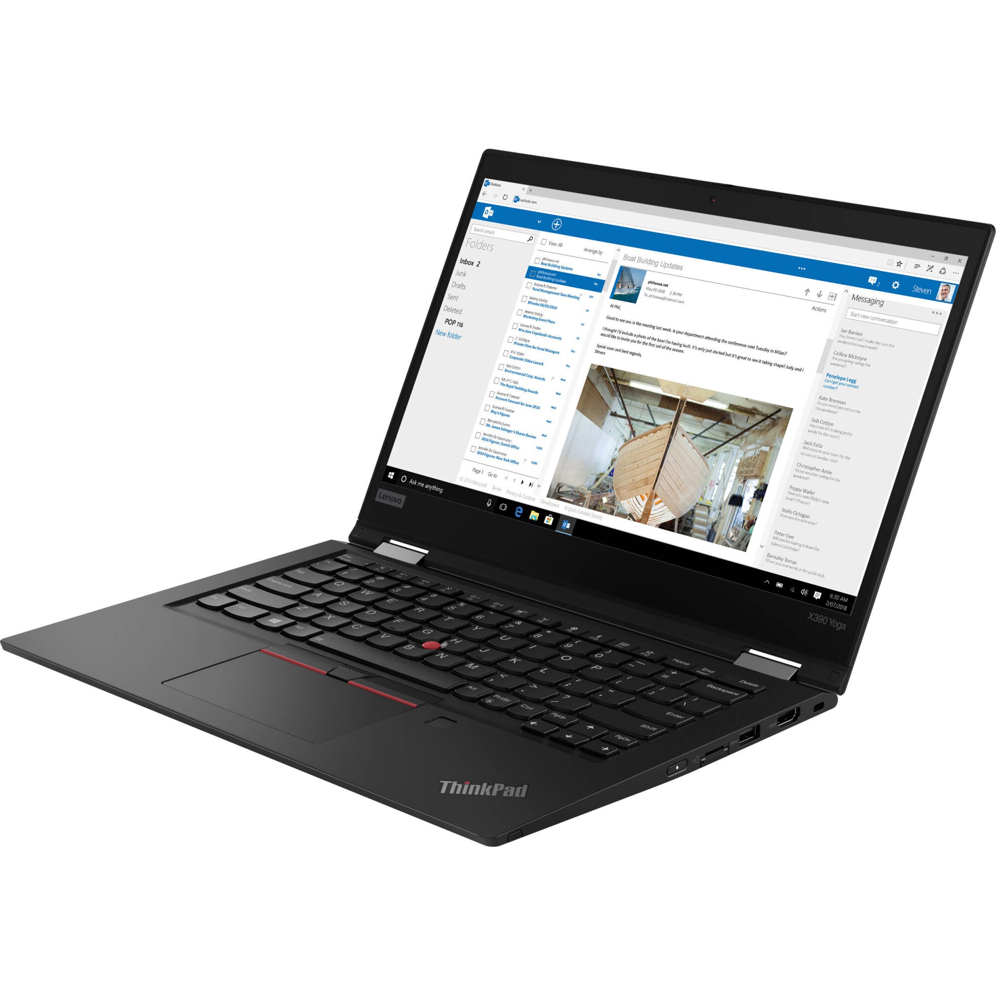 Laptop 2 in 1 Lenovo ThinkPad X390 Yoga cu procesor Intel® Core