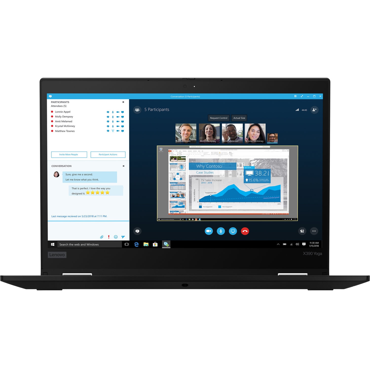Laptop 2 in 1 Lenovo ThinkPad X390 2nd Gen cu procesor Intel Core