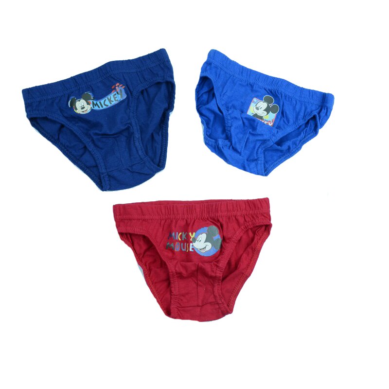 Set 3 chiloti baieti Setino Mickey Mouse MIC-G-UW-31, Multicolor