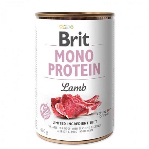 Hrana umeda pentru caini, Brit Mono Protein, Miel, 400 g