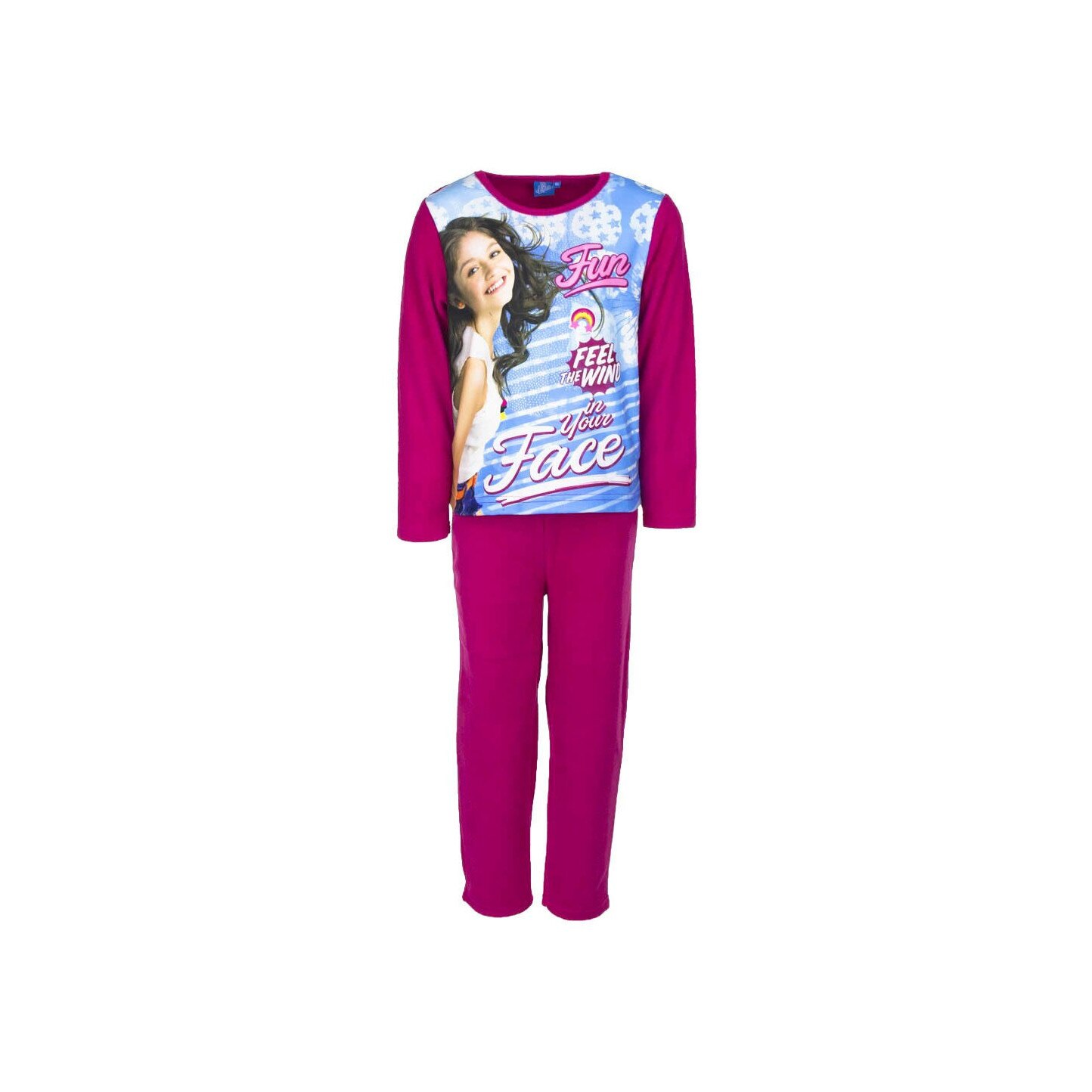 Pijama fleece, Soy Luna Fun, roz