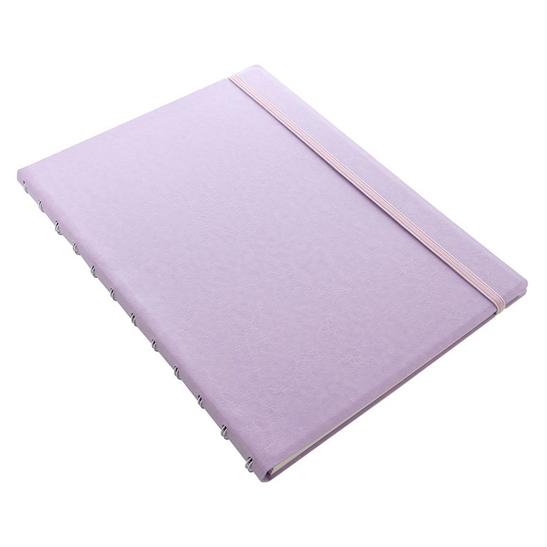 Agenda A4 nedatata cu spirala si rezerve FILOFAX Notebook Classic Pastels, Orchid