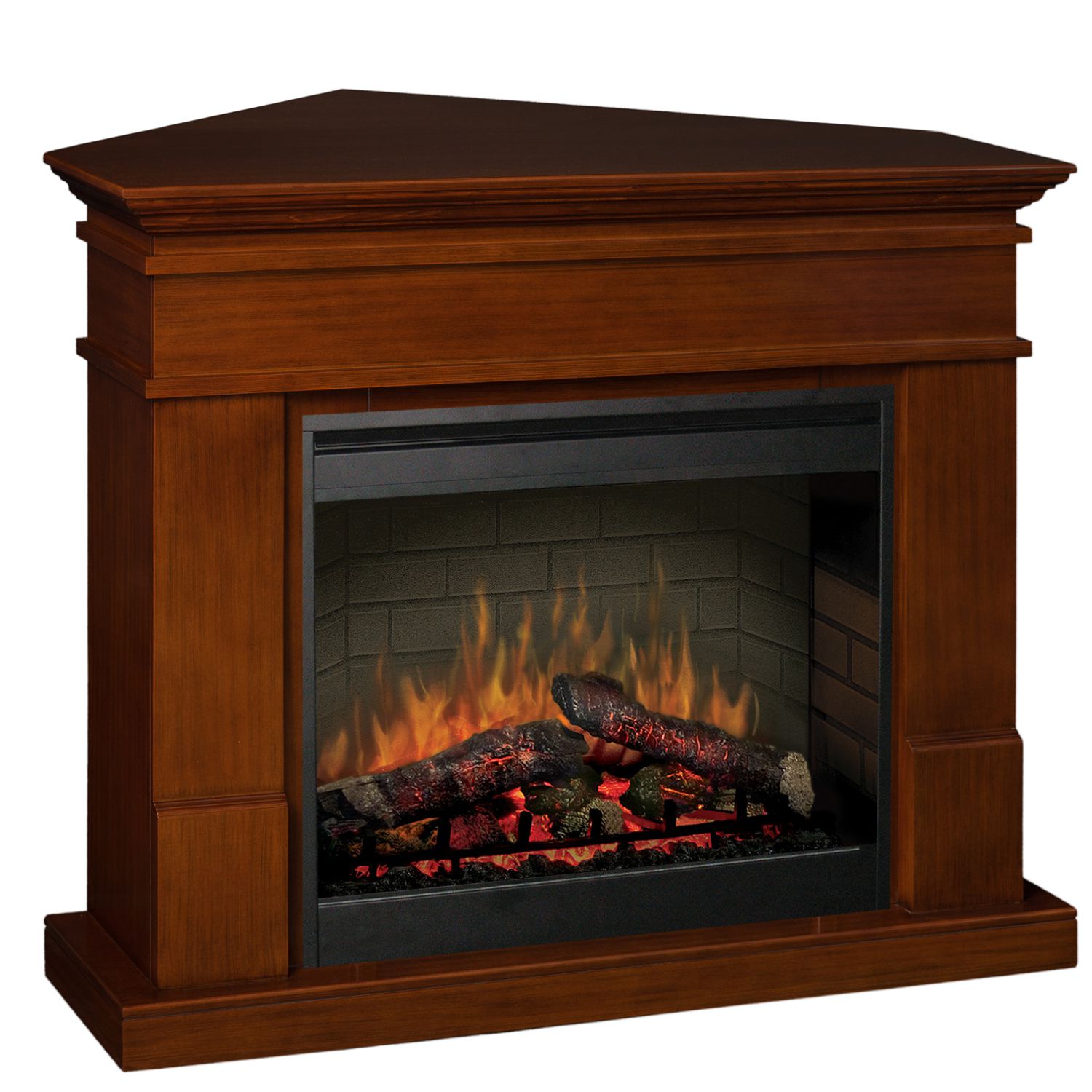 Semineu Lisabona Nuc Colt - cu focar electric 3D Dimplex Optiflame DF2608-EU cu sunet