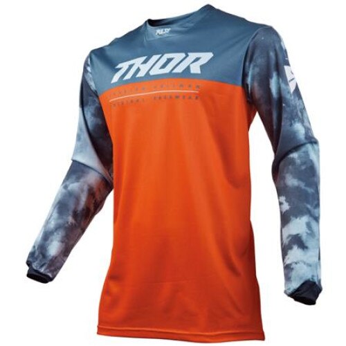 Tricou motocross-enduro pentru copii, Thor Pulse Air Acid, Multicolor, 2XS