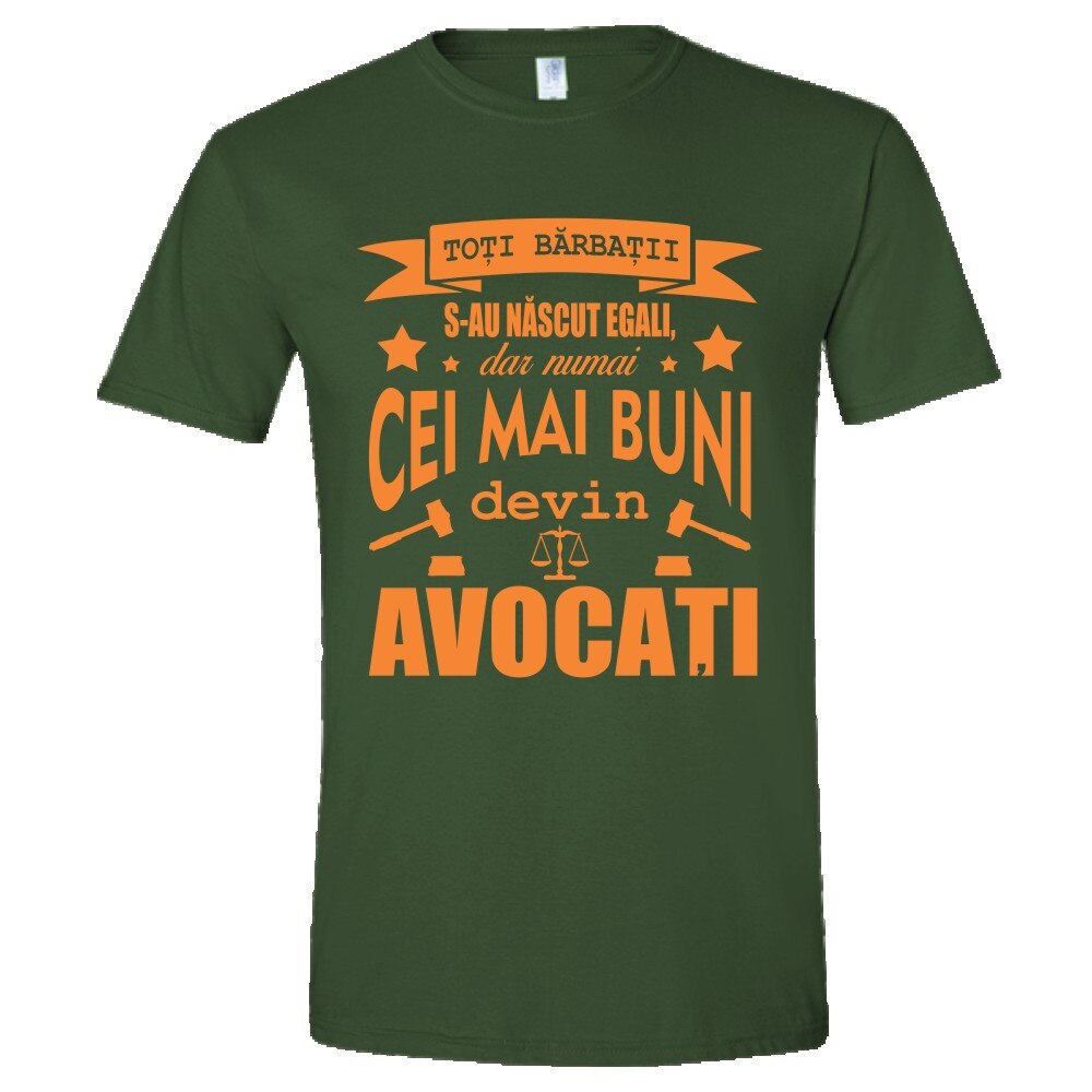 Tricou Personalizat pentru Barbati Verde Inchis, Marimea S- 