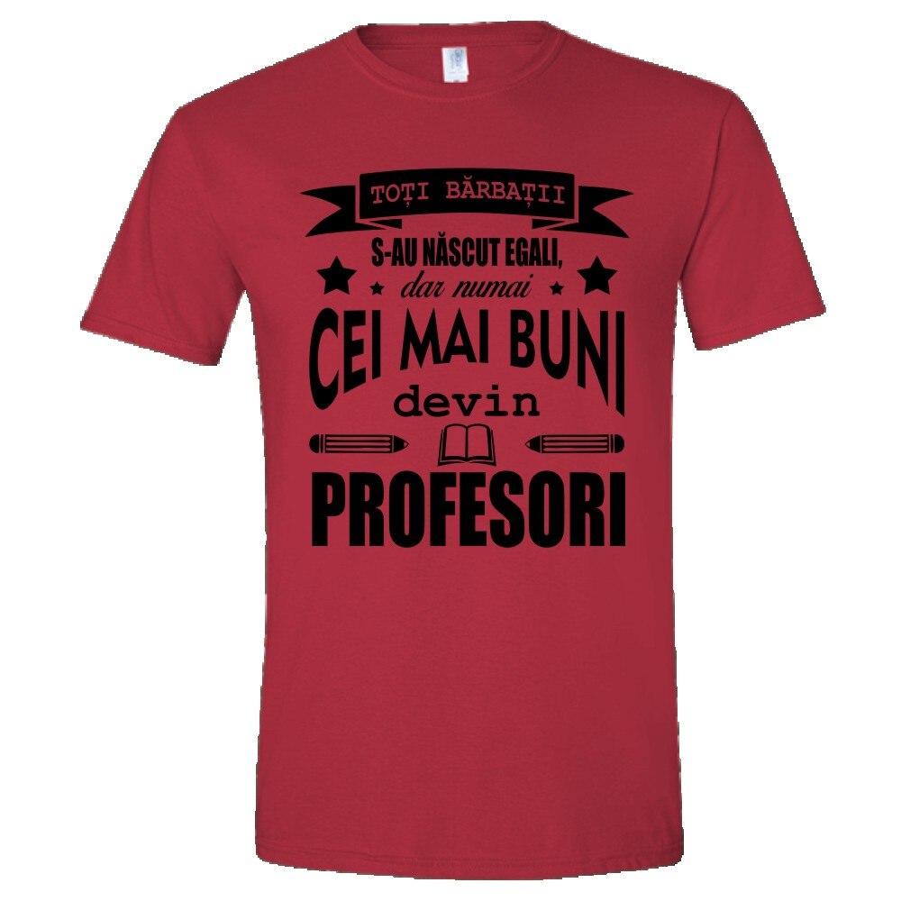 Tricou Personalizat pentru Barbati Rosu, Marimea M- 