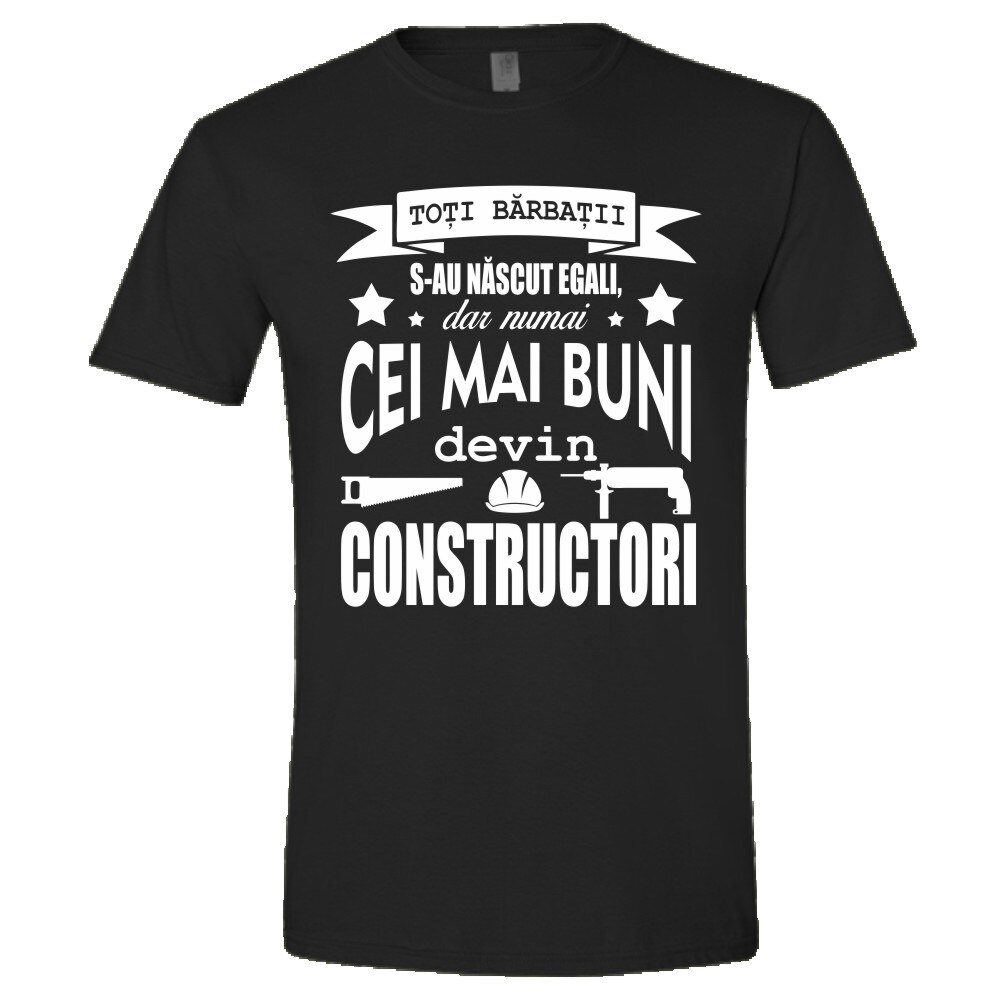 Tricou Personalizat pentru Barbati Negru, Marimea M- 