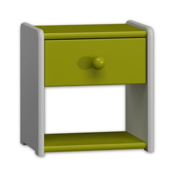 Noptiera alb-verde din lemn 30 x 40 x 42 cm pentru copii Ambient Noptiera alb-verde din lemn 30 x 40 x 42 cm pentru copii Ambient