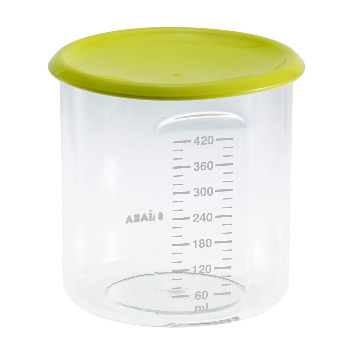 Recipient ermetic din Tritan Beaba, 420 ml, Verde