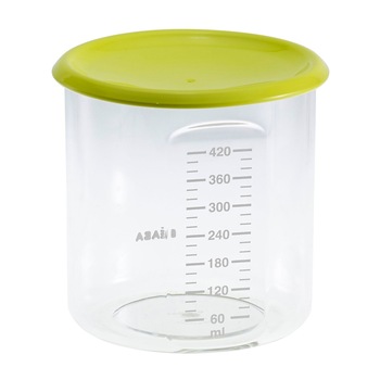 Recipient ermetic din Tritan Beaba, 420 ml, Verde Recipient ermetic din Tritan Beaba, 420 ml, Verde