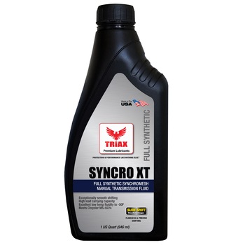 Ulei pentru Transmisii Manuale Syncromesh 75W-80 Full Sintetic Triax SYNCRO XT, 946 ml Ulei pentru Transmisii Manuale Syncromesh 75W-80 Full Sintetic Triax SYNCRO XT, 946 ml