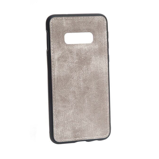 Husa Denim, Samsung Galaxy S10 Lite, Forcell, Gri
