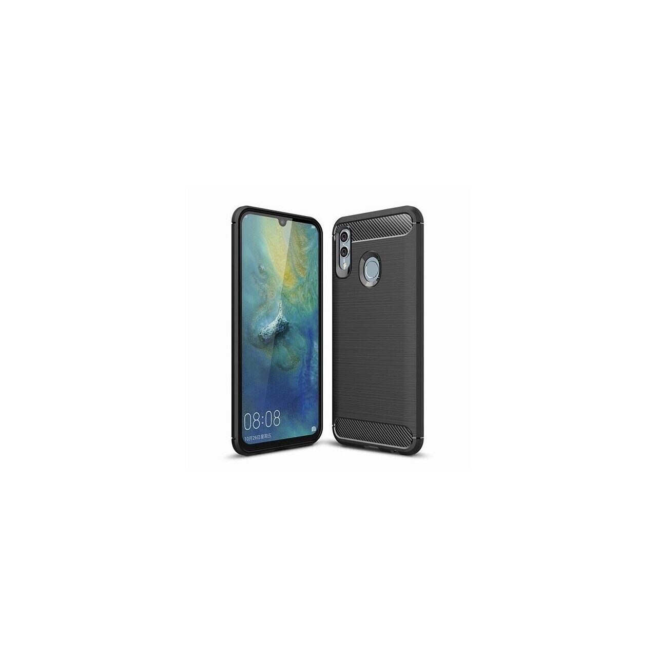 Husa Huawei P30 Lite - iberry Carbon Negru