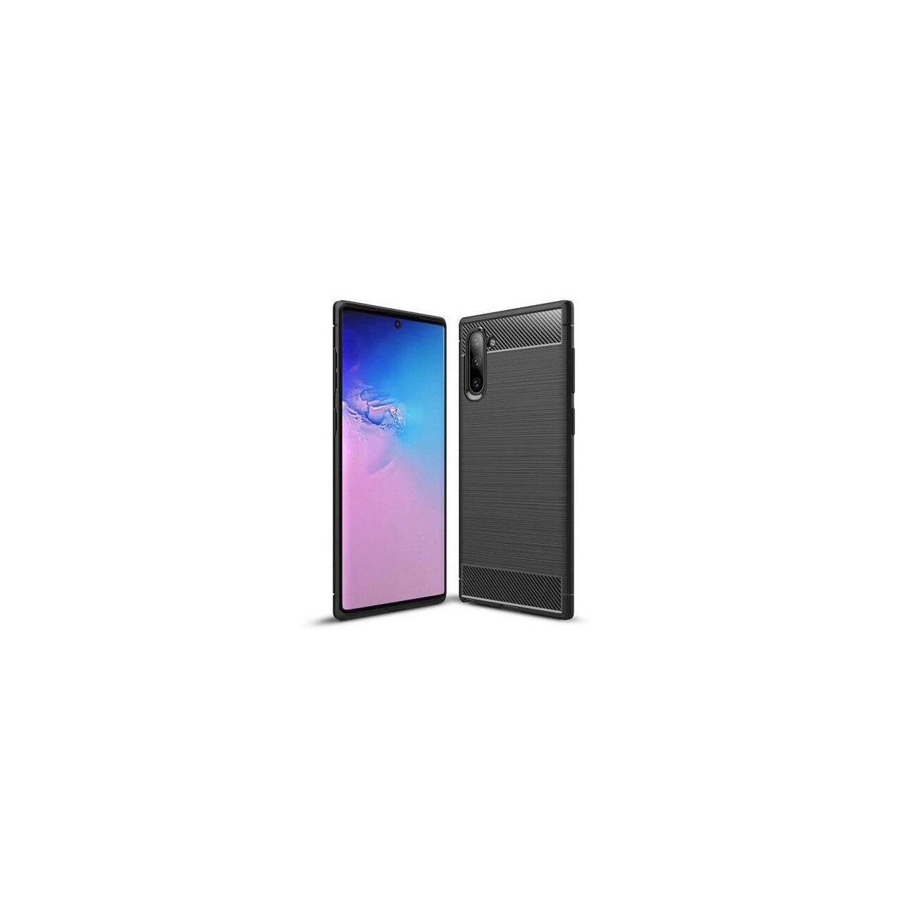 Husa Samsung Galaxy Note 10 - iberry Carbon Negru