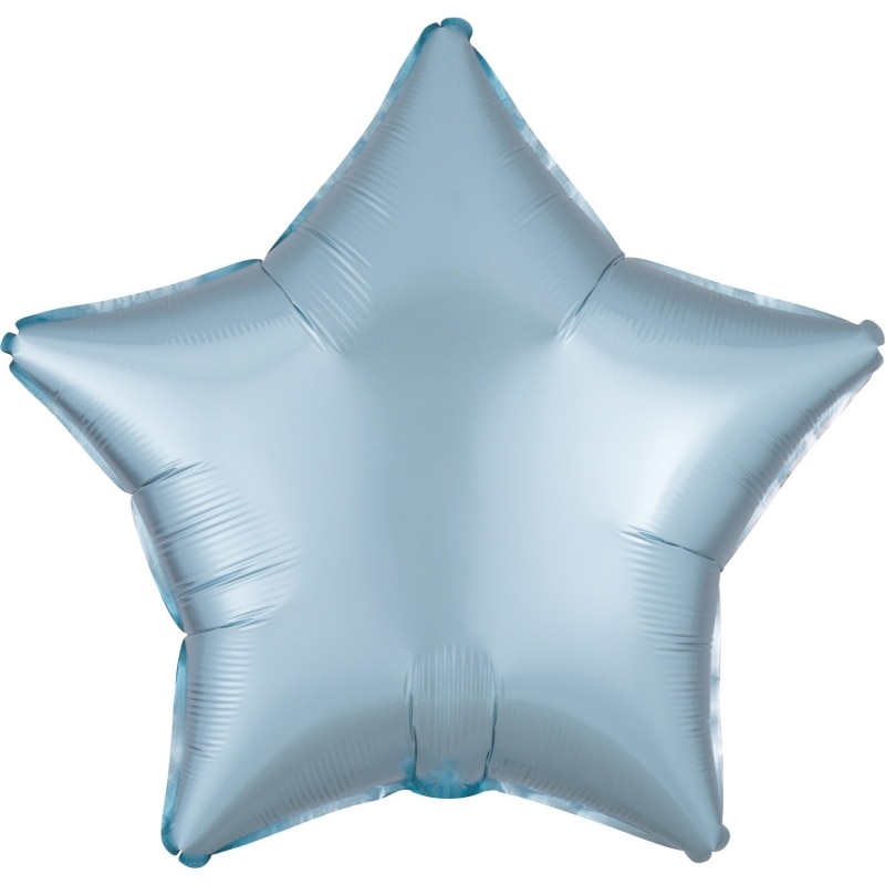 Balon folie 45 cm stea Satin Luxe Pastel Blue, Radar A39912