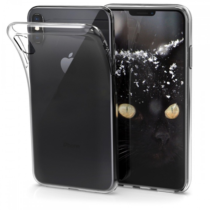 Apple iPhone X / iPhone XS tok, szilikon, átlátszó, 46315.03
