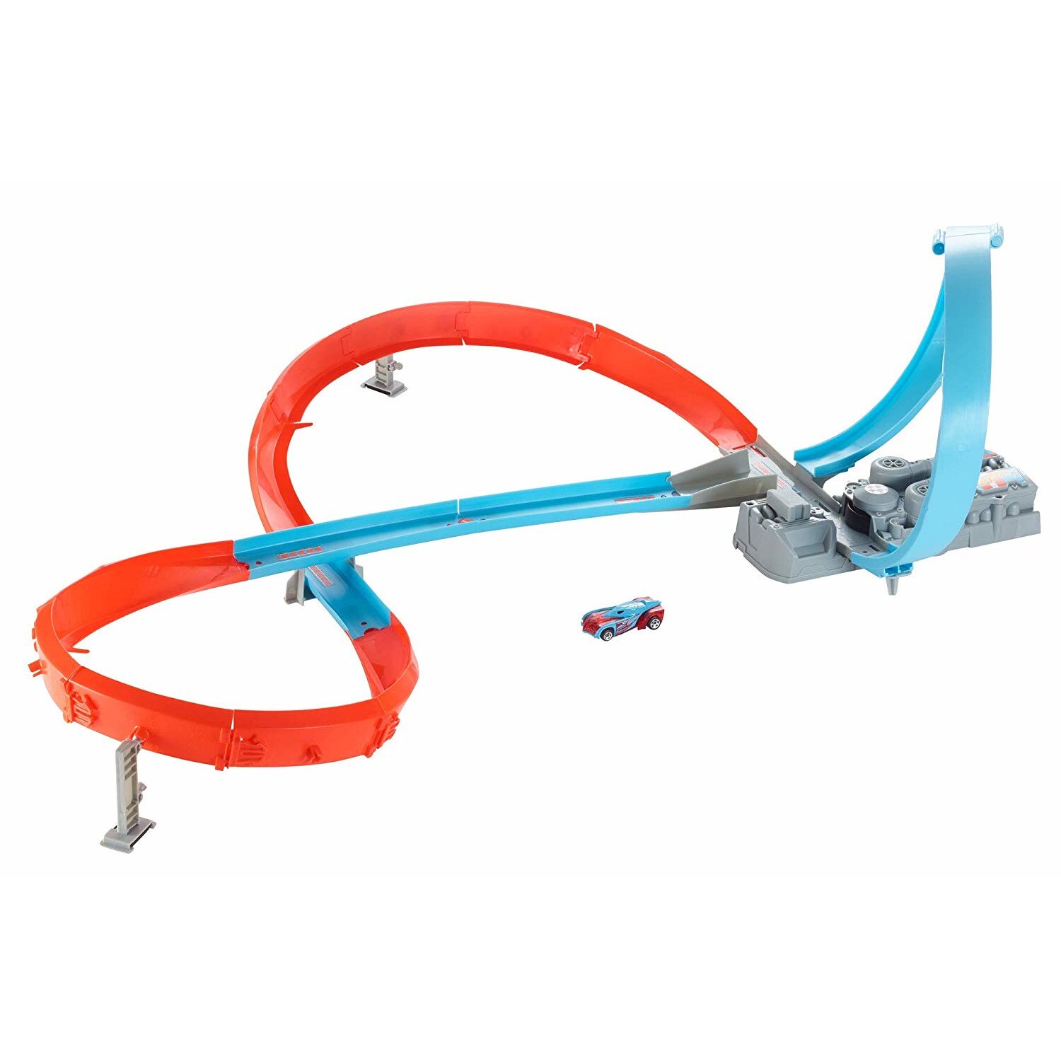 Jucarie Pista Hot Wheels Figure and Raceway 3 in 1,GGF92 Mattel