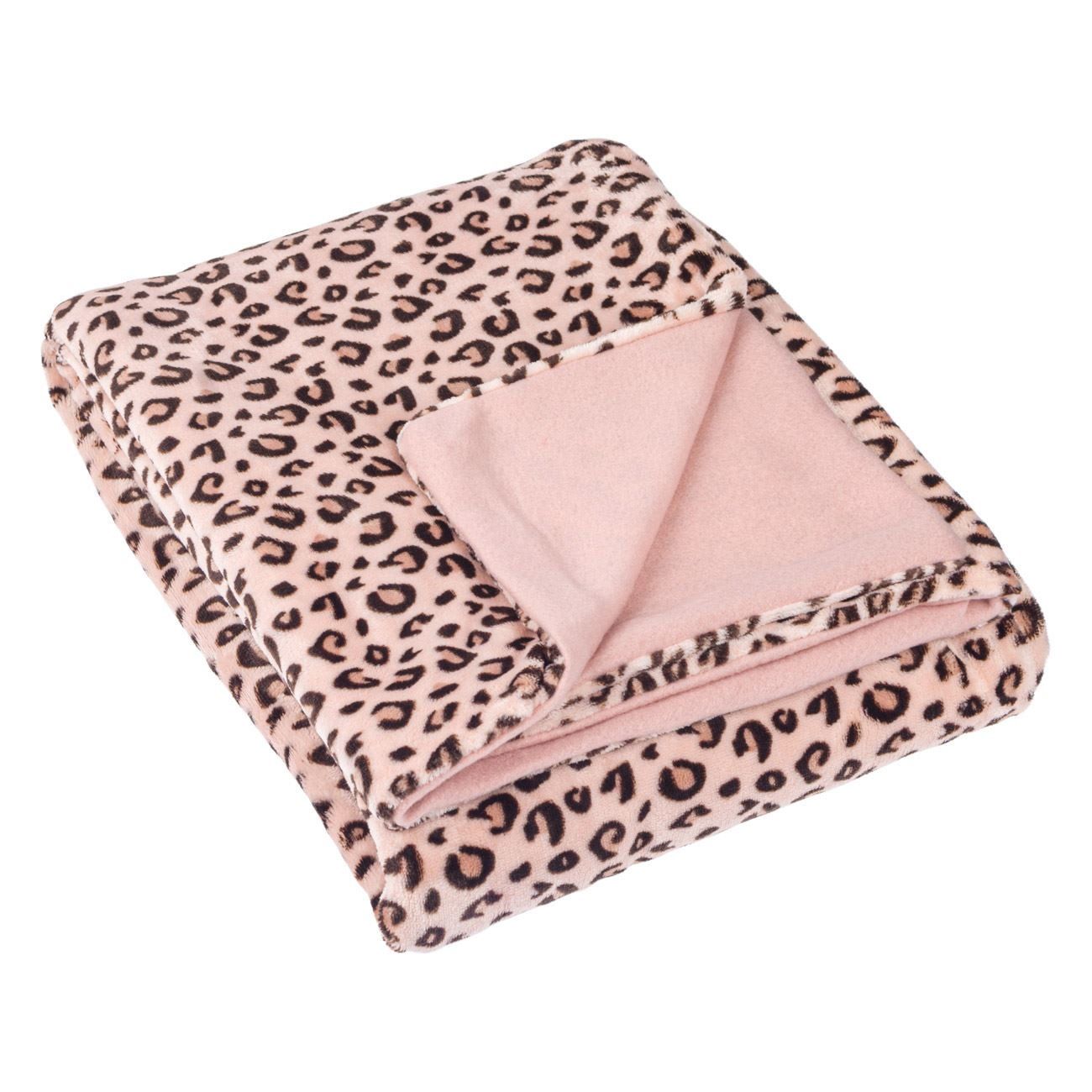 Patura pufoasa iMKⓇ, Model leopard, 130 x160 cm, Textura Deosebita, VD