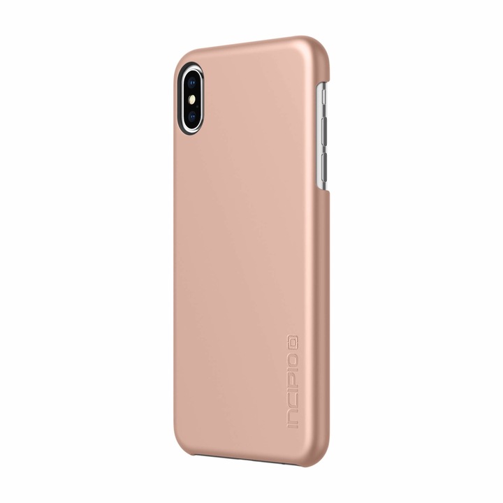 Husa subtire din policarbonat pentru iPhone XS Max, Incipio Feather, aur roz