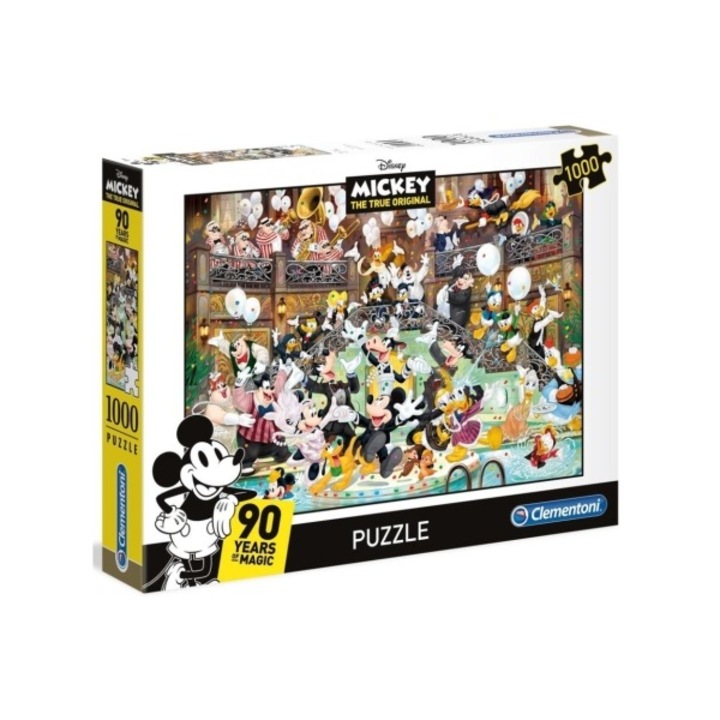 Clementoni 1000 db-os puzzle - Mickey Mouse - 90 év varázslat (39472)