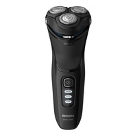 aparat de barbierit electric philips seria3000 s323352 umeduscat lame powercut b capete 5d flex 60 min autonomie  1h incarcare 3 led cap tuns precizie baterie nimh husa transport negru imagen 10_0_
0