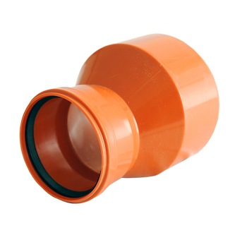 Reductie excentrica PVC cu inel si garnitura, D250 x 200 mm Reductie excentrica PVC cu inel si garnitura, D250 x 200 mm