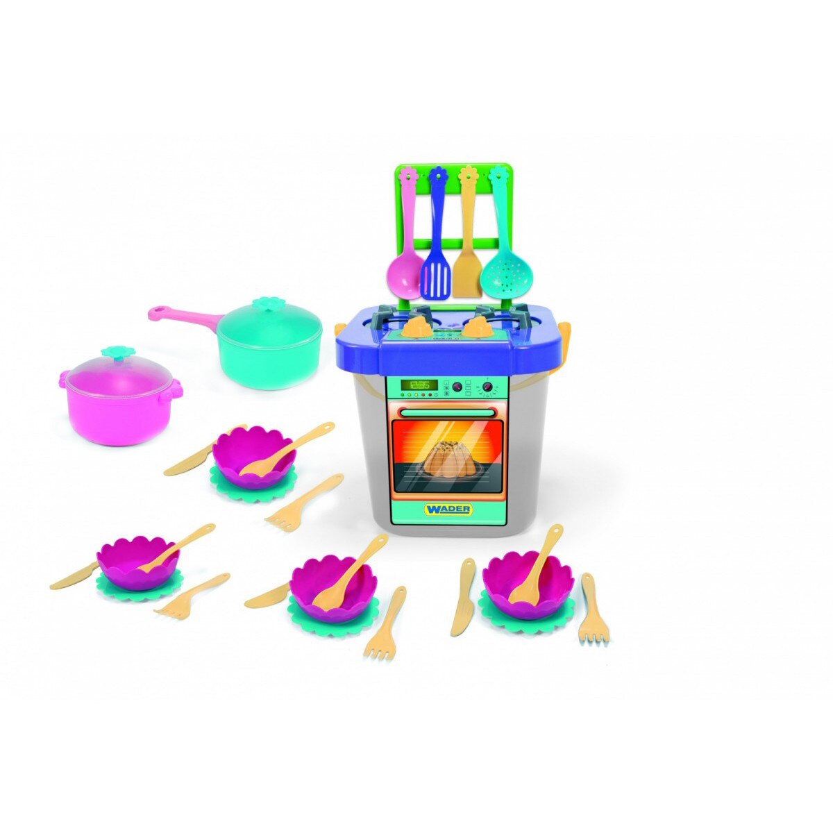 Bucatarie Wader Party World cu 31 de accesorii