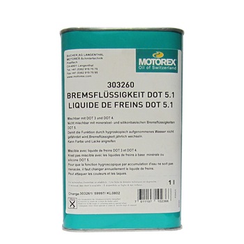 Lichid de frana, MOTOREX - DOT 5.1 - 1L Lichid de frana, MOTOREX - DOT 5.1 - 1L