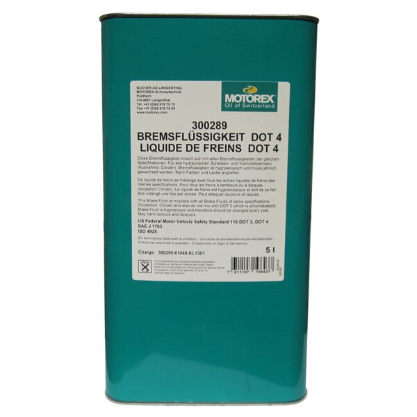 Lichid de frana, MOTOREX - DOT 4 - 5L