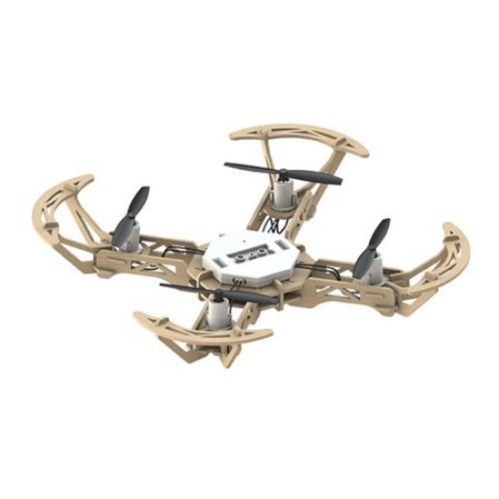 Drona de construit (lemn) AIR DRONE 4 in 1cu camera video