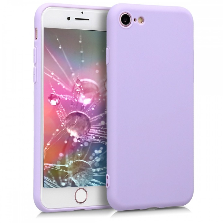 Tok Apple iPhone 8 / iPhone 7 / iPhone SE 2 készülékhez, szilikon, lila, 39458.108