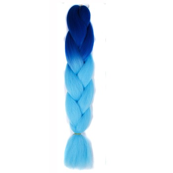 extensie colorata pentru impletituriombre albastru par sintetic 62cm imagen 40_0_
0