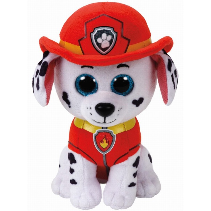 Плюшена играчка TY - Paw Patrol, Marshall, 15 см