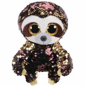 Jucarie de plus TY - Beanie Boos, Lenesul Dangler, cu paiete, 15 cm Jucarie de plus TY - Beanie Boos, Lenesul Dangler, cu paiete, 15 cm