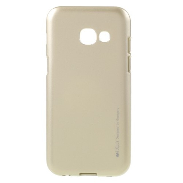 Husa Samsung Galaxy A3 2017 Gel TPU Mercury I-Jelly Metalic Gold