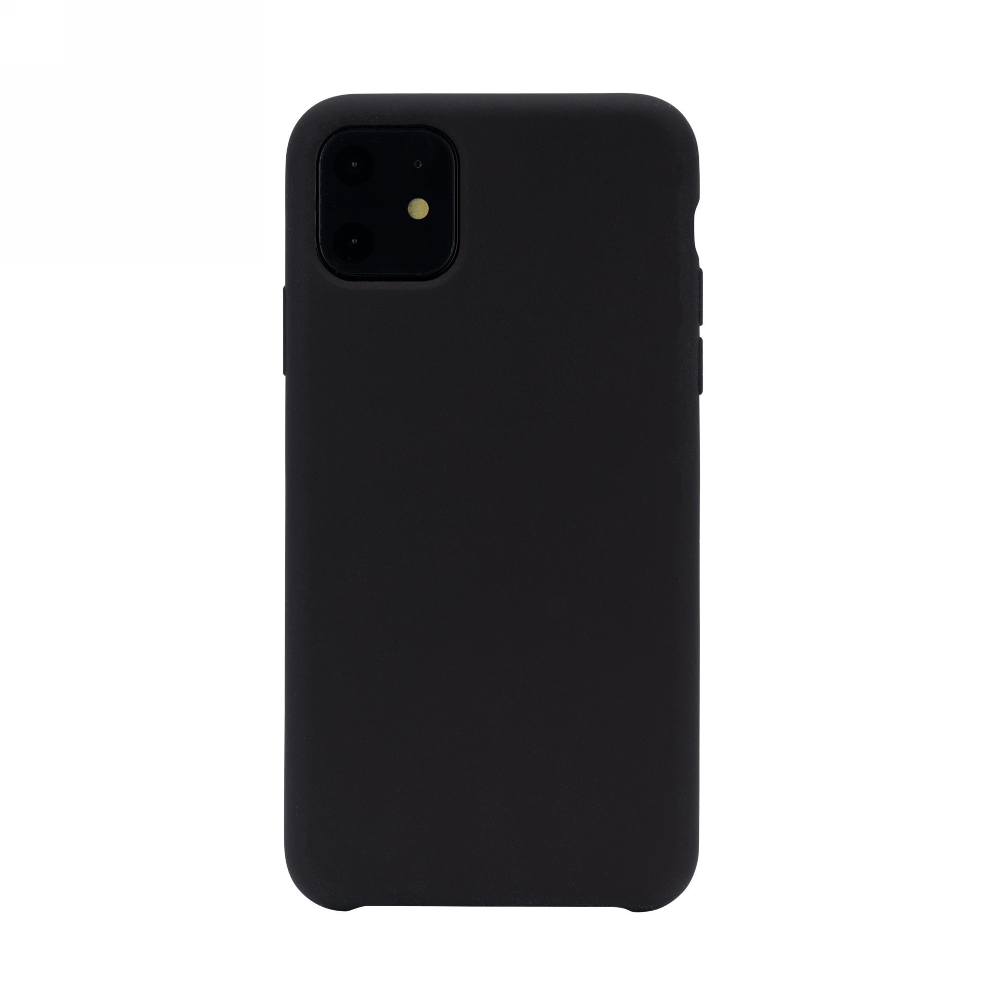 Husa Premium Liquid Silicon pentru Apple iPhone 11, Black