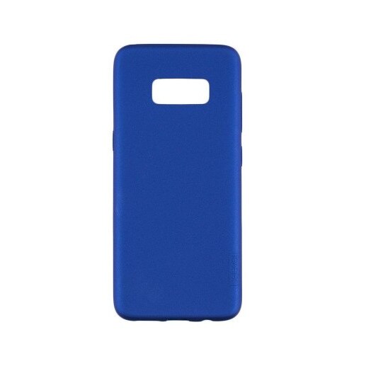 Husa originala X-Level, poliuretan cauciucat, antisoc, Samsung S8 Plus, albastra
