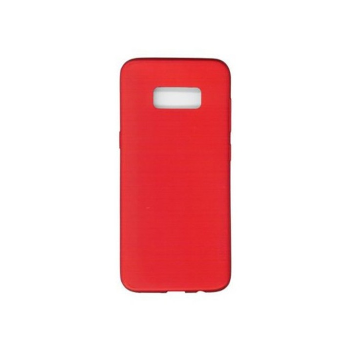 Защитен капак X-Level, гумиран полиуретан, противоударен, съвместим със Samsung S10, червен