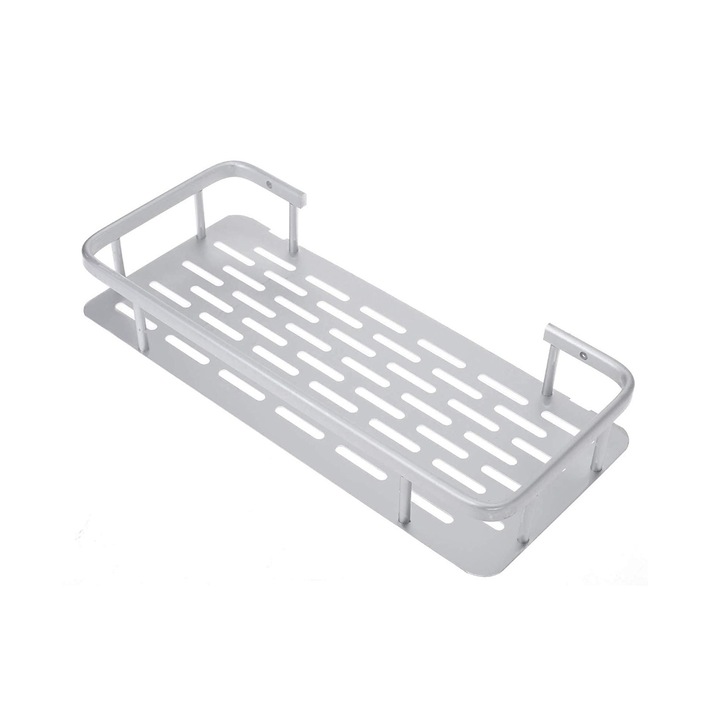 Etajera pentru baie dreptunghiulara din aluminiu, 31x13x5, DMN B1103