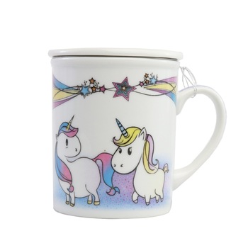 Cana - Herb Tea Mug „Pennie” Porcelain, Portelan, 350 ml Cana - Herb Tea Mug „Pennie” Porcelain, Portelan, 350 ml