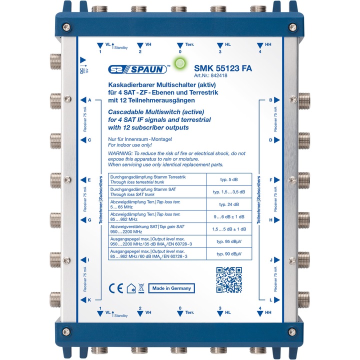 1 Multiswitch in cascada Spaun 5/5 pana la 12 SMK 55123 FA