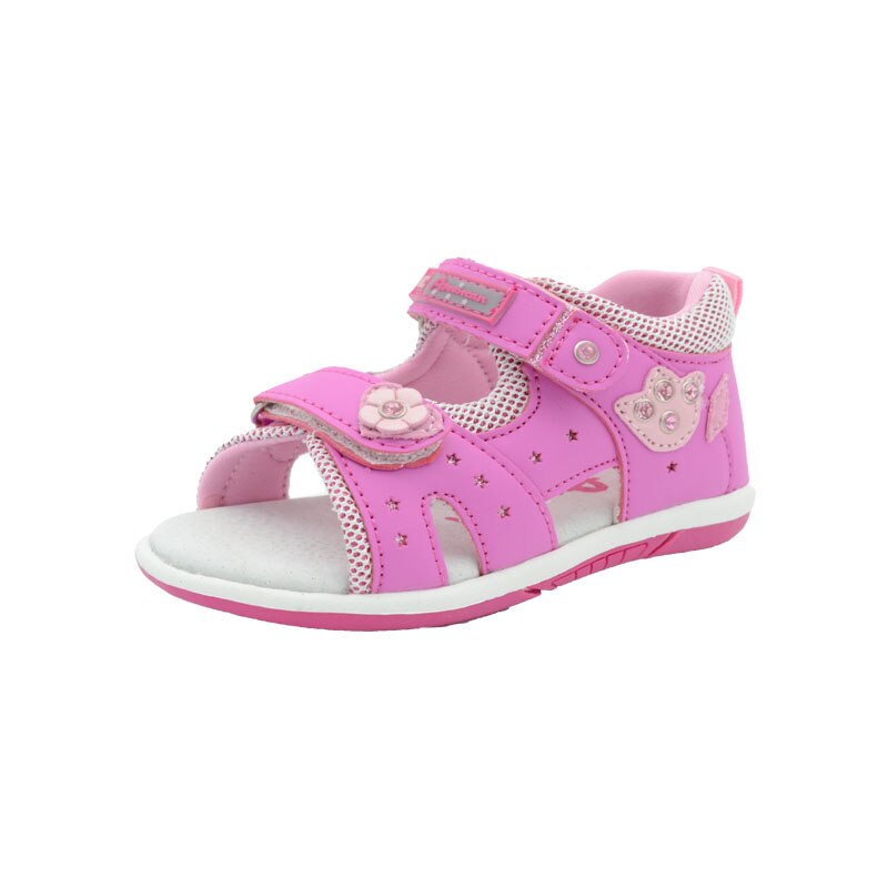 Sandale ortopedice fetite American Club 87282-F, Fucsia