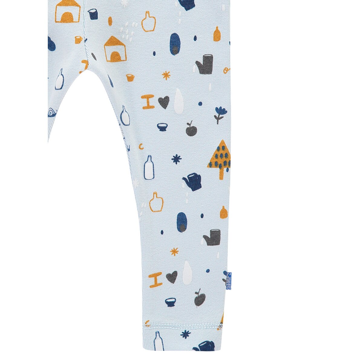 Pantaloni Bebe Imps Elfs Bumbac Organic Albastra 68 Cm Emag Ro