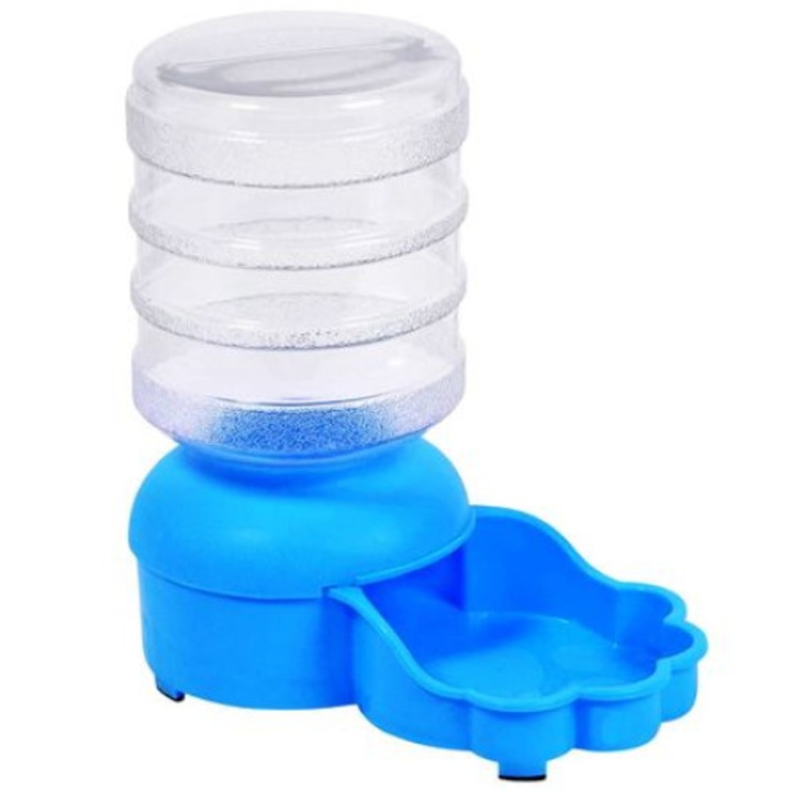 Castron cu dozator, Sellcro, pentru apa pentru catel, 2000 ml, Albastru