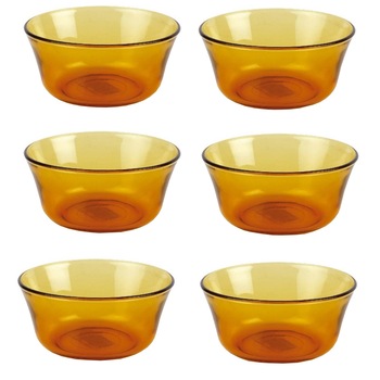 Set 6 boluri mari 13,6cm DURALEX seria VERMEL sticla termorezistenta Set 6 boluri mari 13,6cm DURALEX seria VERMEL sticla termorezistenta