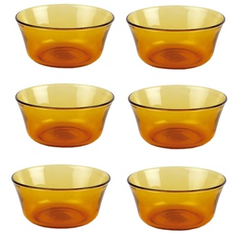Set 6 boluri 10,5cm DURALEX seria VERMEL sticla termorezistenta Set 6 boluri 10,5cm DURALEX seria VERMEL sticla termorezistenta