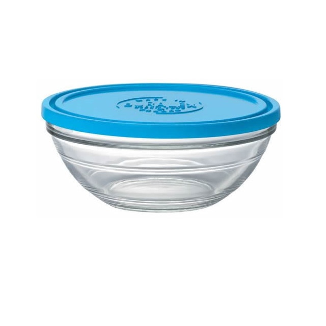 Caserola rotunda cu capac DURALEX seria LYS STACKABLE 23cm 2400ml