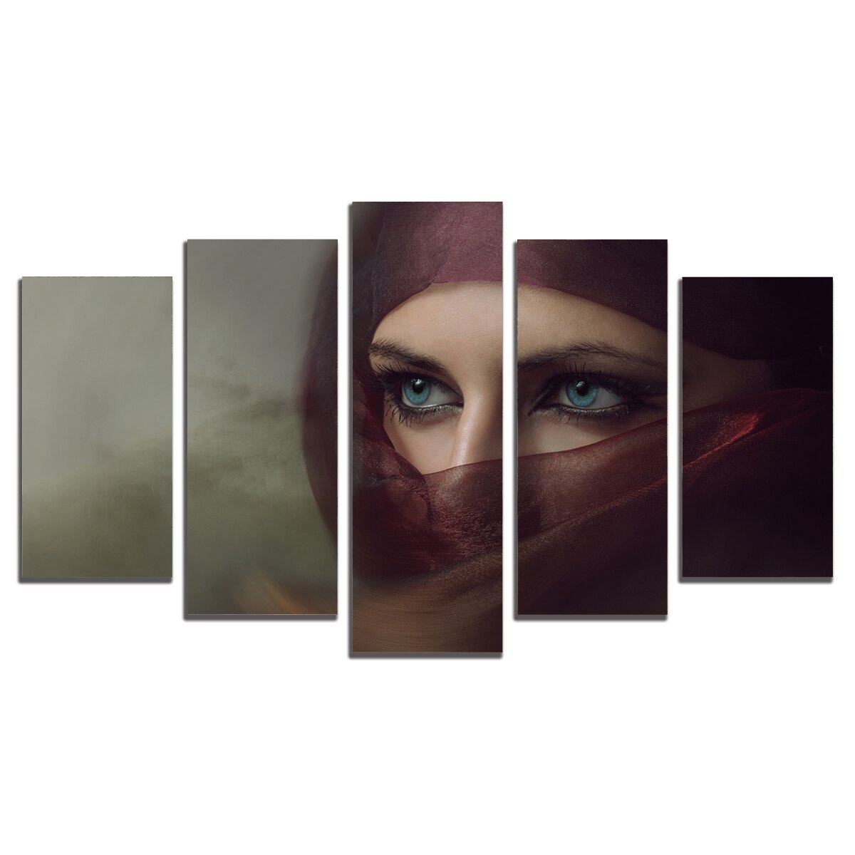 Set Tablouri Multicanvas 5 Piese, Misterios, 158х90 cm