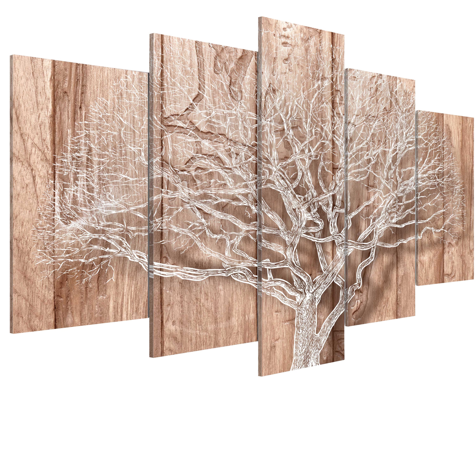 Tablou canvas 5 piese - Legenda Arborelui - 100 x 50 cm